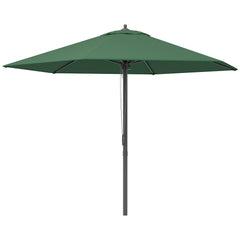 Kozy 2.8m Garden Parasol Umbrella, Round Outdoor Market Table Umbrella Sun Shade Canopy, Green