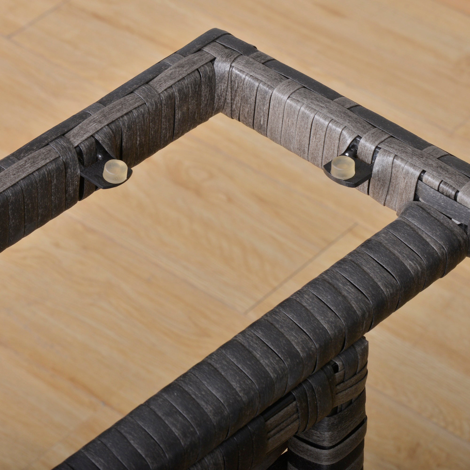 Kozy 8 Seater Patio wicker Sofa Set ,Outdoor Couch with Table & Cushions, Grey