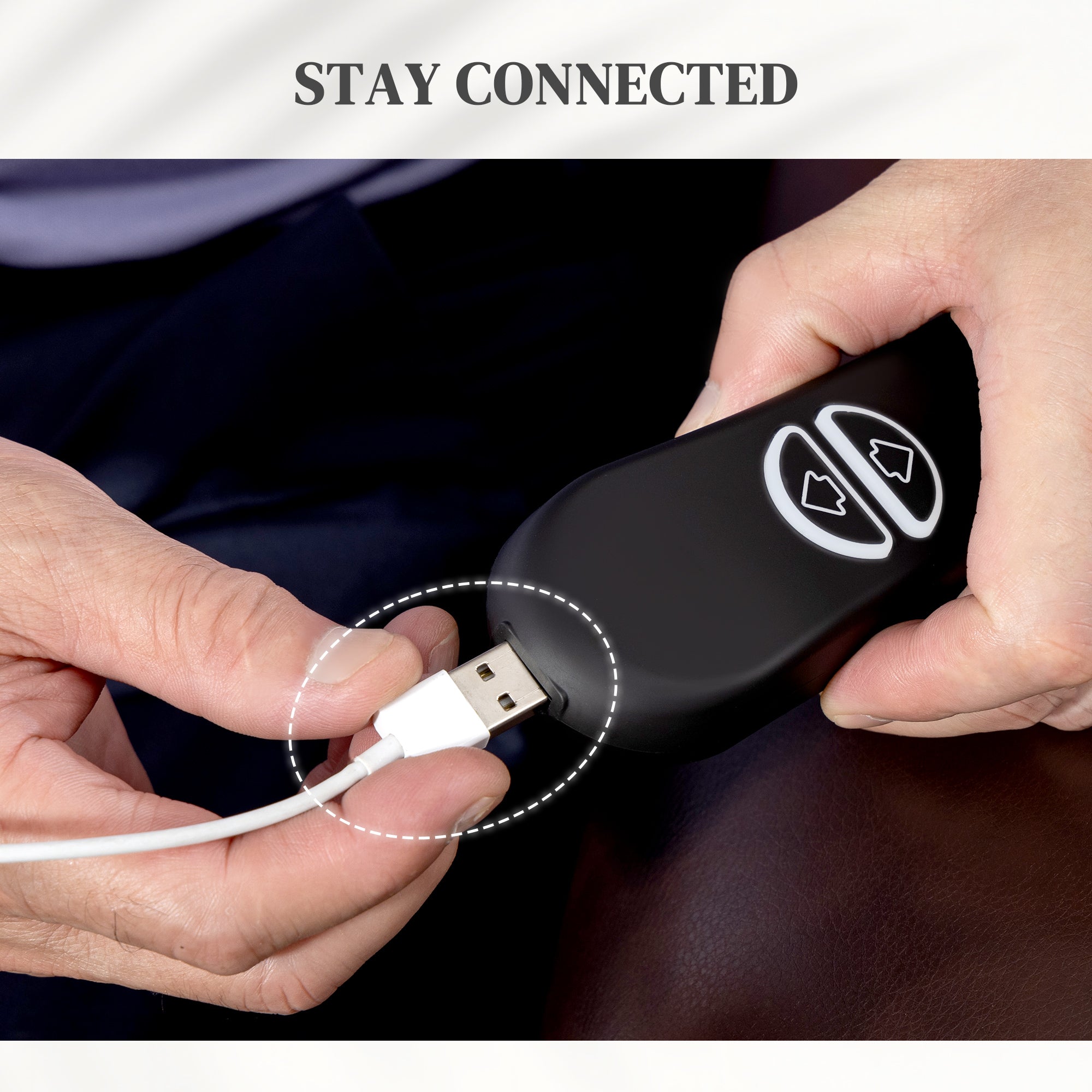 Kozy - Power Lift Recliner Chair with Vibration Massage, Heat, USB - Brown