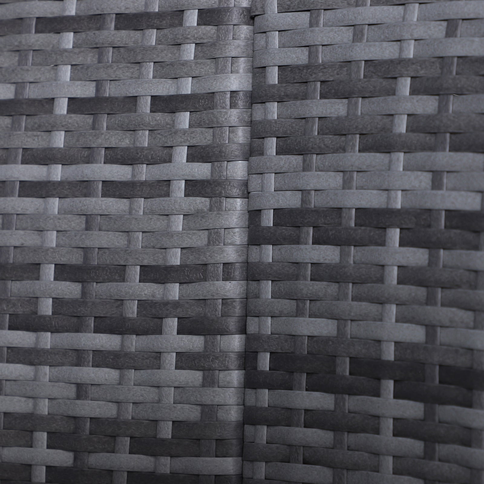 Kozy Outdoor PE Rattan Garden Furniture with Cushioned, Patio Wicker Conversation Furniture Set, Round Daybed with Retractable Canopy, Coffee Table and Three Pillows, Grey/Blue Grey