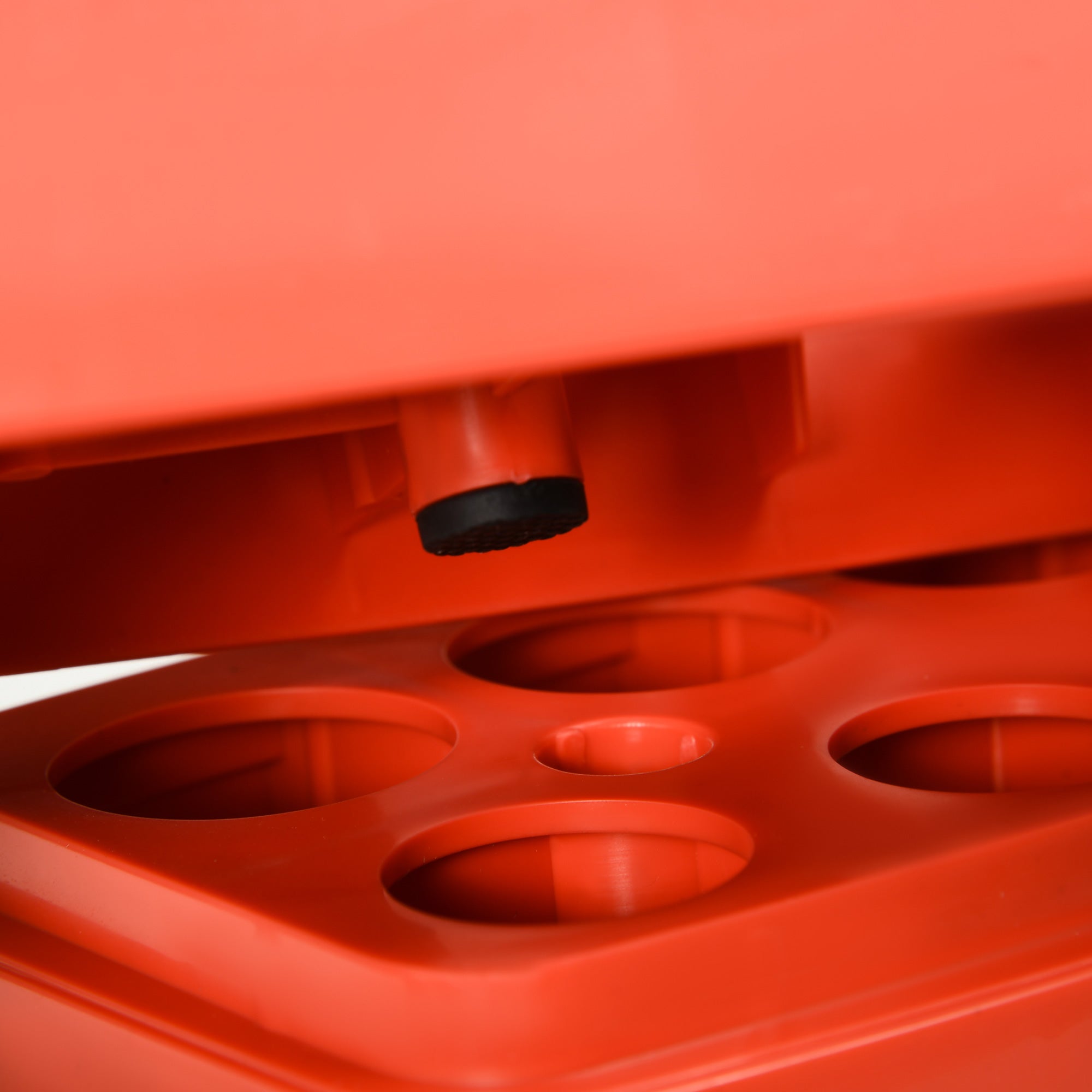 Kozy Aerobic Step, 10cm, 15cm & 20cm Height Adjustable Exercise Stepper for Exercise Workout, Nonslip Step Board Great for Home & Office, Grey and Red