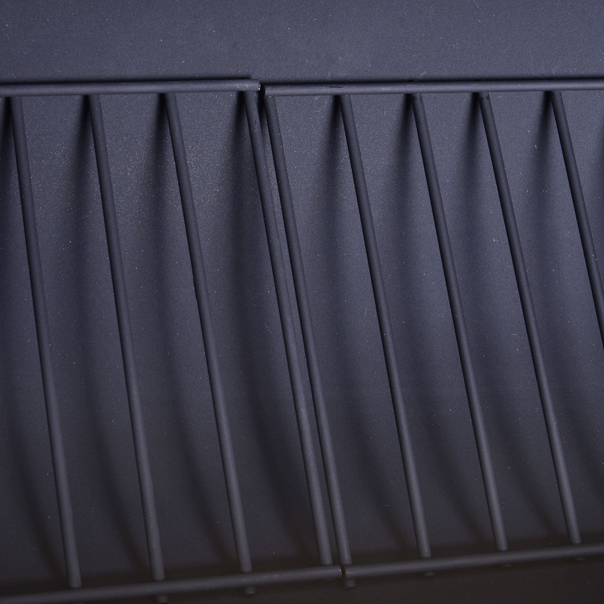 Kozy Portable Charcoal BBQ Grill, Cold-rolled Steel, Solid Wood, 104H x 124L x53W cm-Black