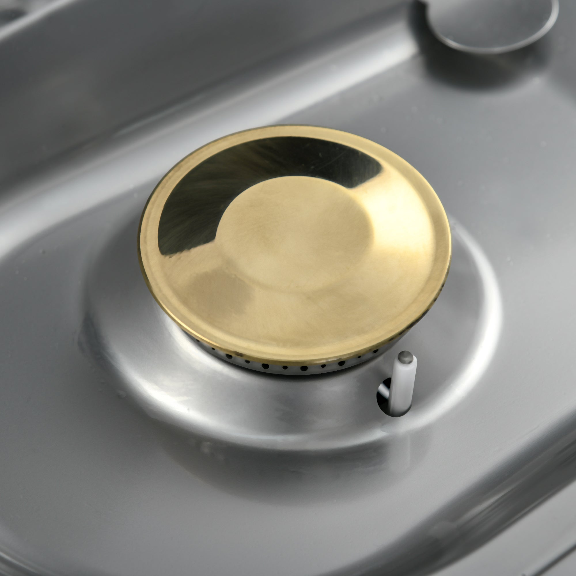 Kozy Foldable Gas BBQ Grill 2 Burner Table Top Barbecue with Lid Piezo Ignition Thermometer for Camping Picnic Cooking, Aluminium Alloy