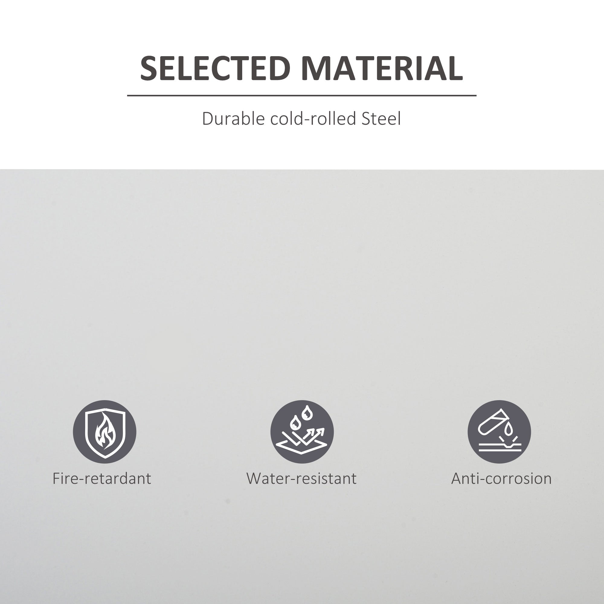 Kozy Lockable Filing Cabinet Tall Adjustable Shelf Large Office Storage for Office Use, White