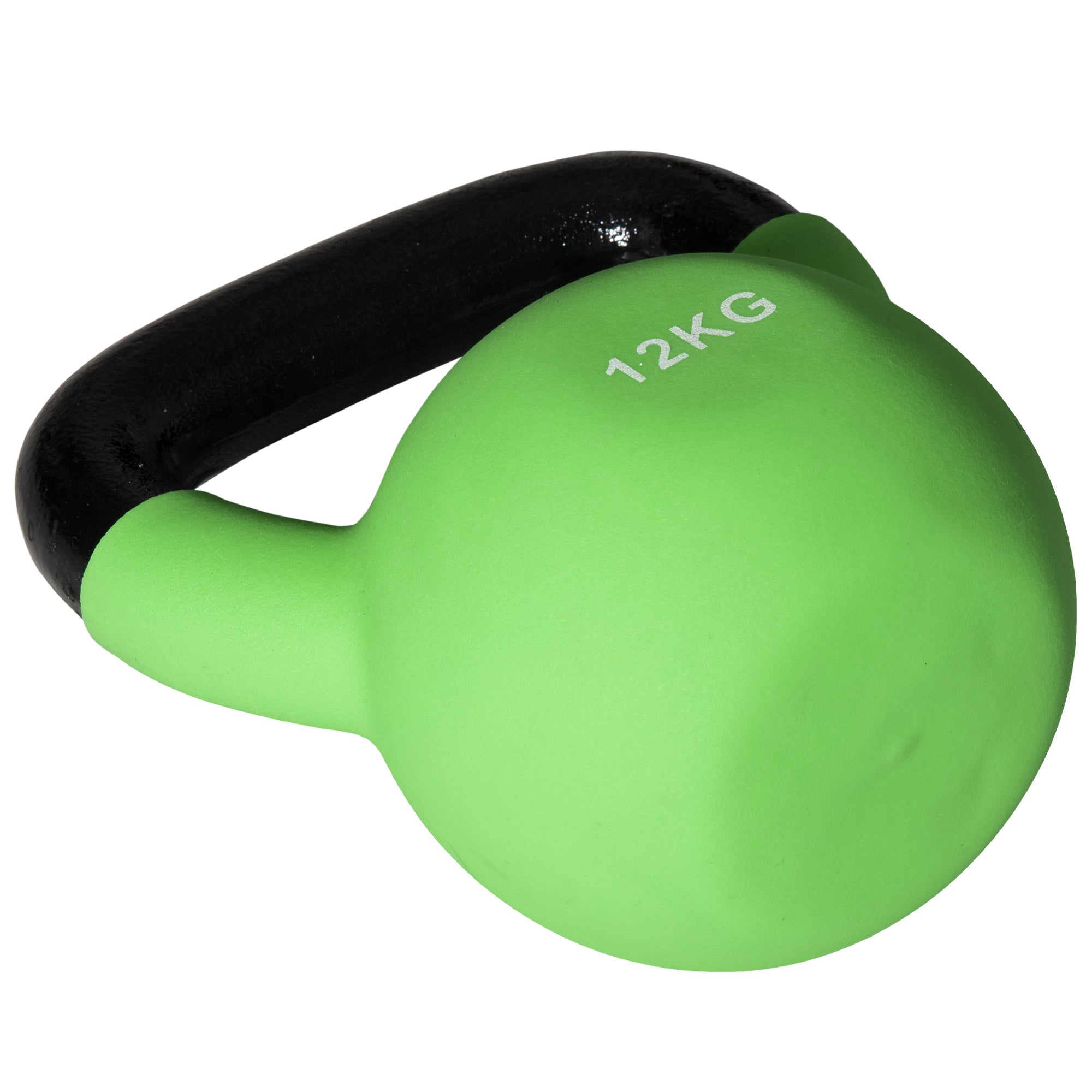 Kozy Soft Kettlebell, 12kg Kettle Bell with Non-Slip Handle for Home Gym Weight Lifting and Strength Training, Green