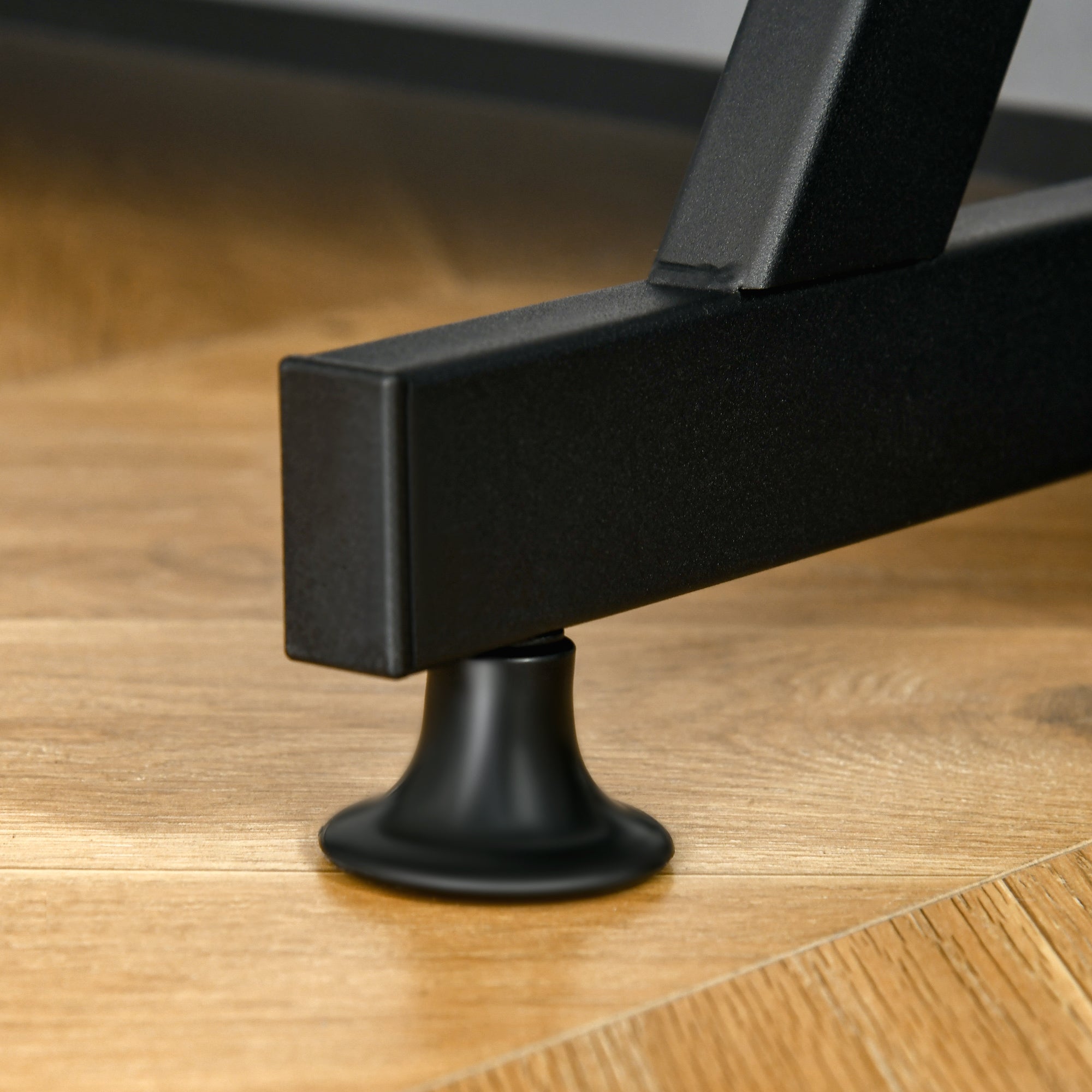 Kozy Industrial Computer Desk with Monitor Stand, 100 x 60cm Compact Desk for Small Spaces, Home Office Desk, Rustic Brown