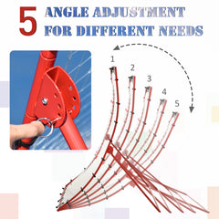 HOMCOM Steel Frame Adjustable 5