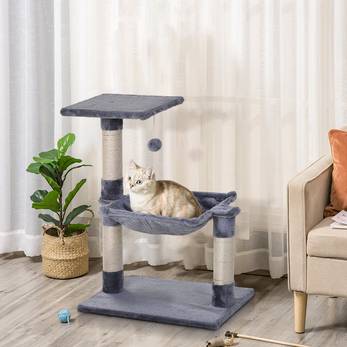 PawHut Cat Scratching Post, 2