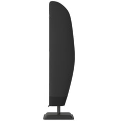 Kozy - Parasol Cover, 600D Oxford Cantilever Umbrella Cover Fit for 2-4m Parasol, Banana Umbrella Protector with Zipper for Outdoor Garden, Patio, Black