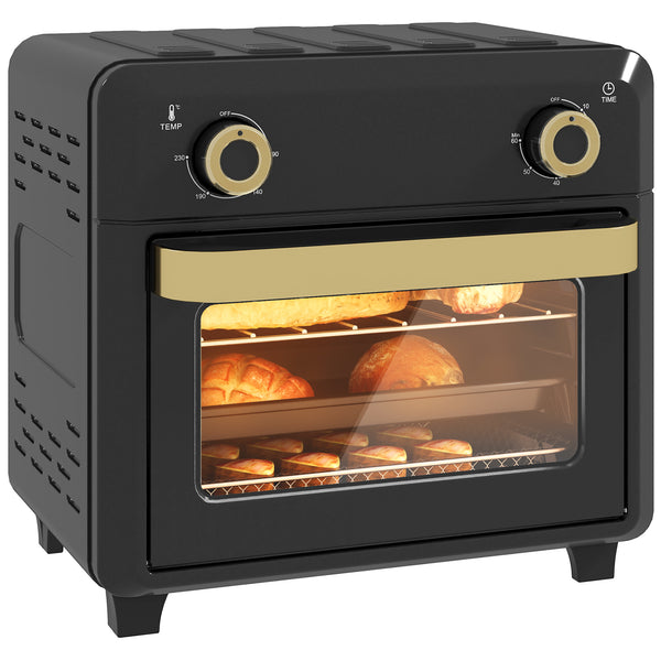 Air Fryer Oven, Mini Oven, Oil Free Cooking, Grill, Roast, Bake, with Adjustable Temperature, Timer, Dishwasher Safe