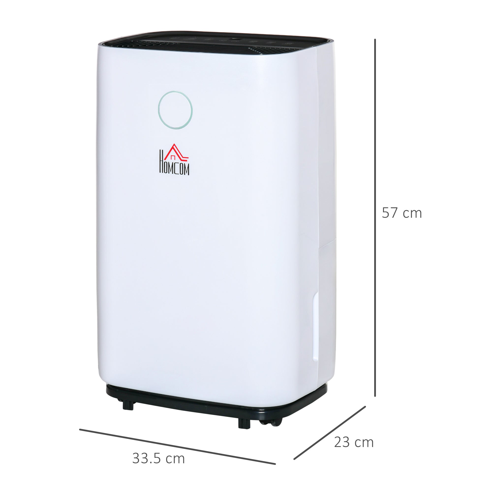 Kozy 16L/Day Portable Dehumidifier for Home, with LED Screen, Sleep Mode, 24H Timer, Electric Air Dehumidifier for Damp Laundry Bedroom Basement