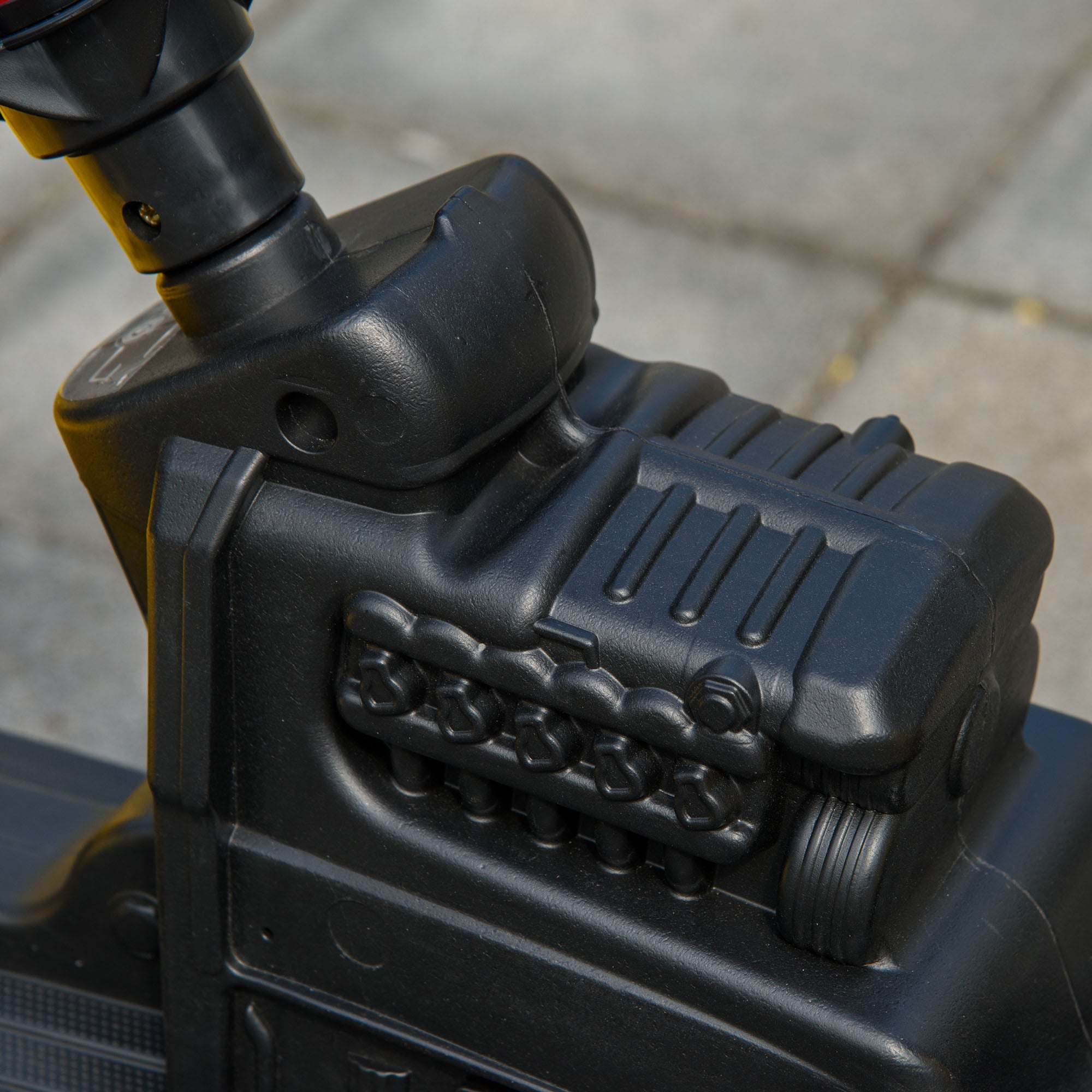 Kozy Kids Ride-On Construction Car, with Horn and Detachable Trailer - Yellow