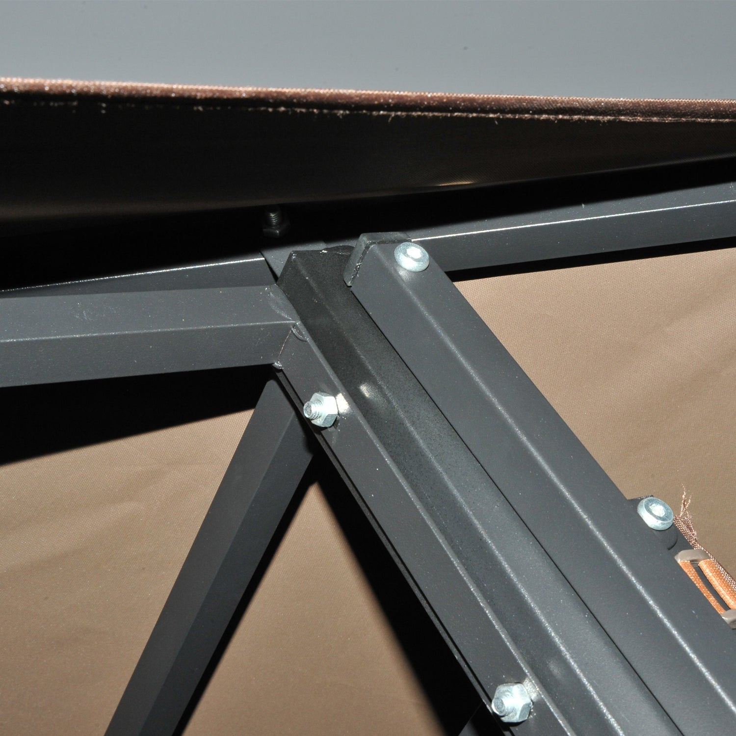 Kozy 2.4 x 1.5 m (8' x 5') Grill Gazebo Canopy with Extendable Side Awnings, Outdoor BBQ Gazebo Shelter with 2 Side Shelves for Garden, Patio, Barbecue, Picnic, Coffee