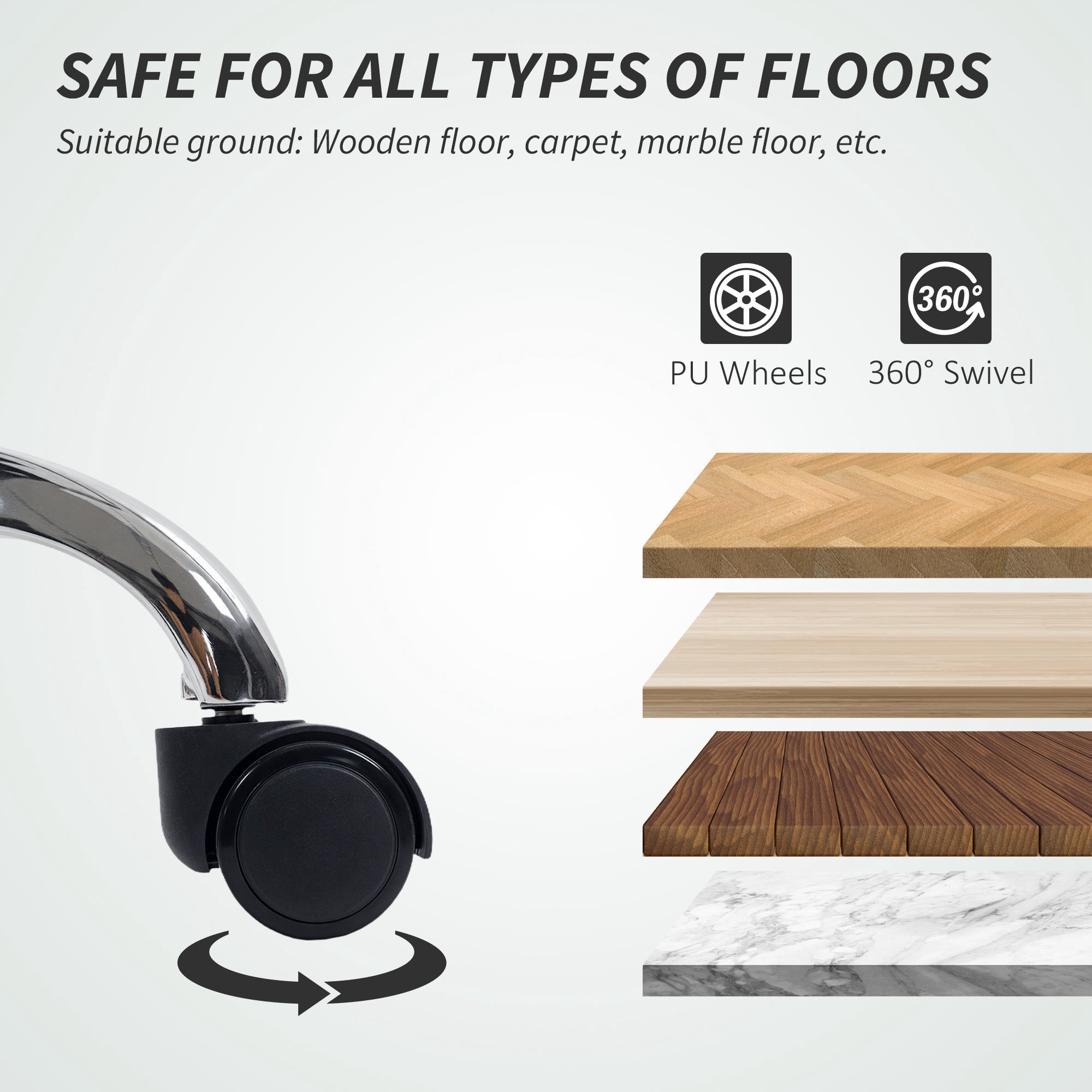 Kozy Mesh Back Office Chair, with Lumbar Support - Grey