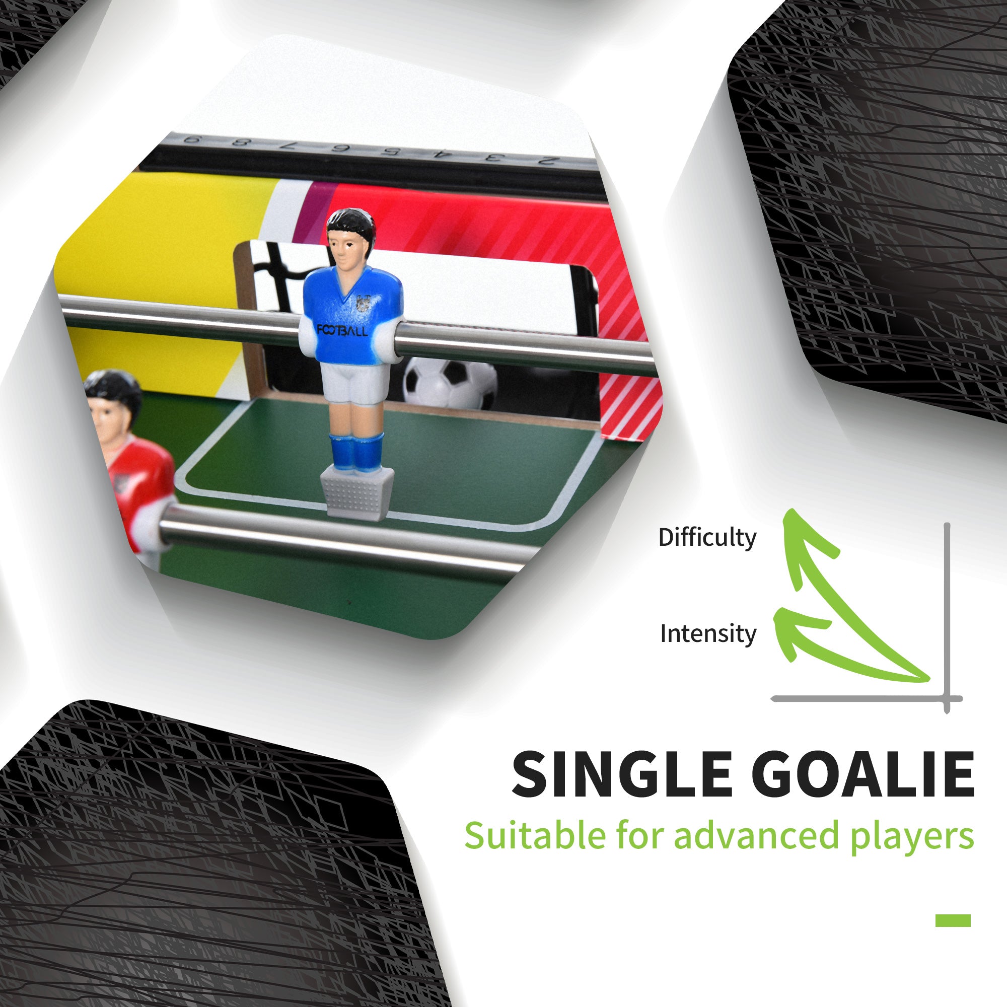 Kozy 2.8FT Football Foosball Gaming Table Soccer For Kids Indoor Play Fun Sports Game