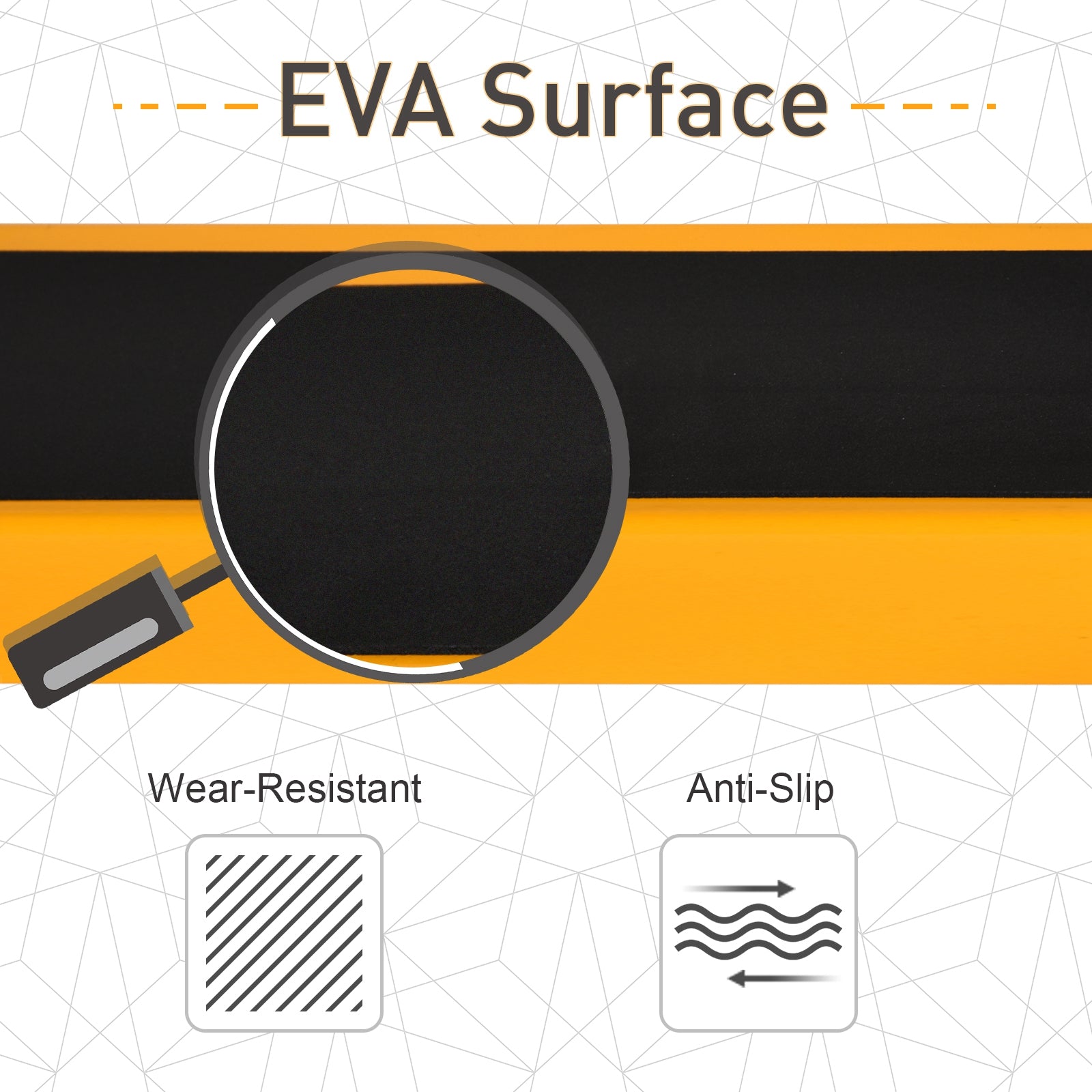 HOMCOM 2-Piece Saw Horse Material Support Steel Organizer Heavy Duty 125kg Non-Slip Cushion Side Grip Handle Foldable Design Saving Space