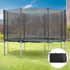 Kozy 13ft Trampoline Net Replacement Safety Net Enclosure Net Spare w/ 8 Poles