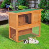 Wooden 2 Tiers Guinea Pigs Hutches