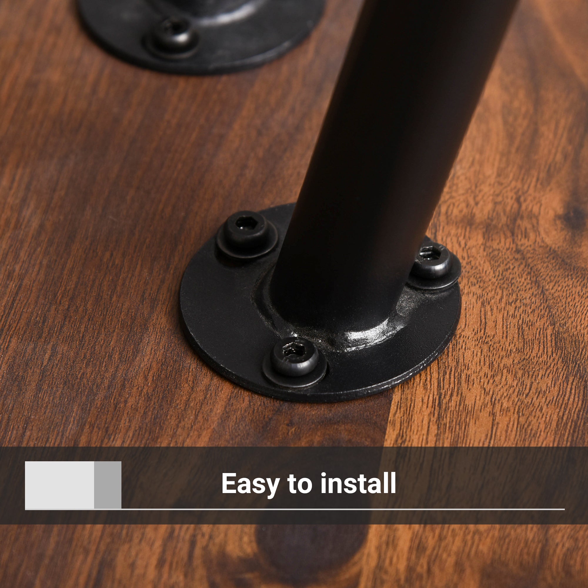 Kozy Set of Two Scandinavian-Style Coffee Tables - Walnut