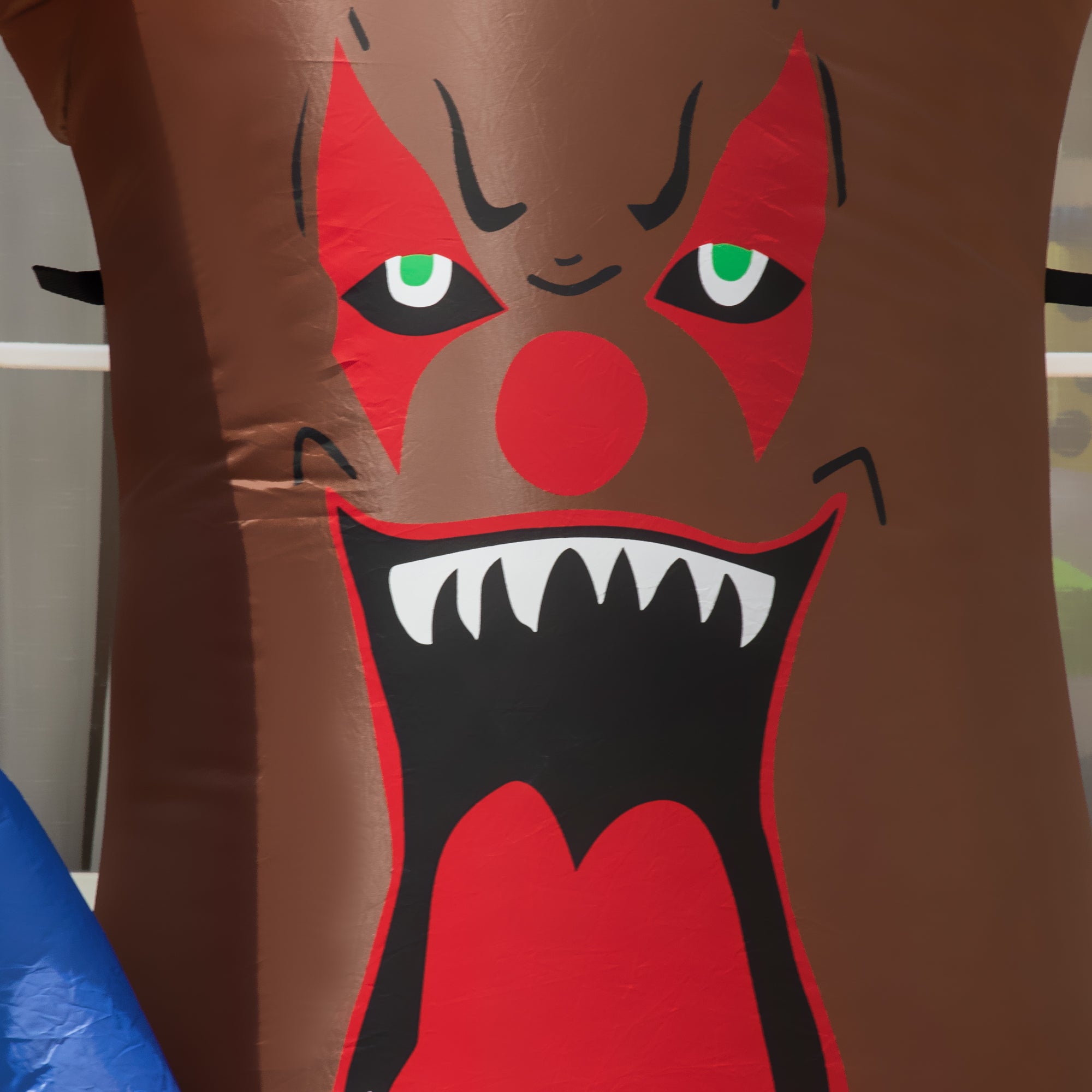 Kozy 7ft Inflatable Halloween Ghost Tree with Upside-down Clown Pumpkins, Blow-Up Outdoor LED Display for Lawn, Garden, Party