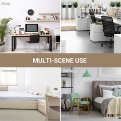 Kozy Computer Desk, Writing Table, 120 x 60 x 76cm Workstation for Home Office, Study with Metal Frame, Simple Assembly, Black