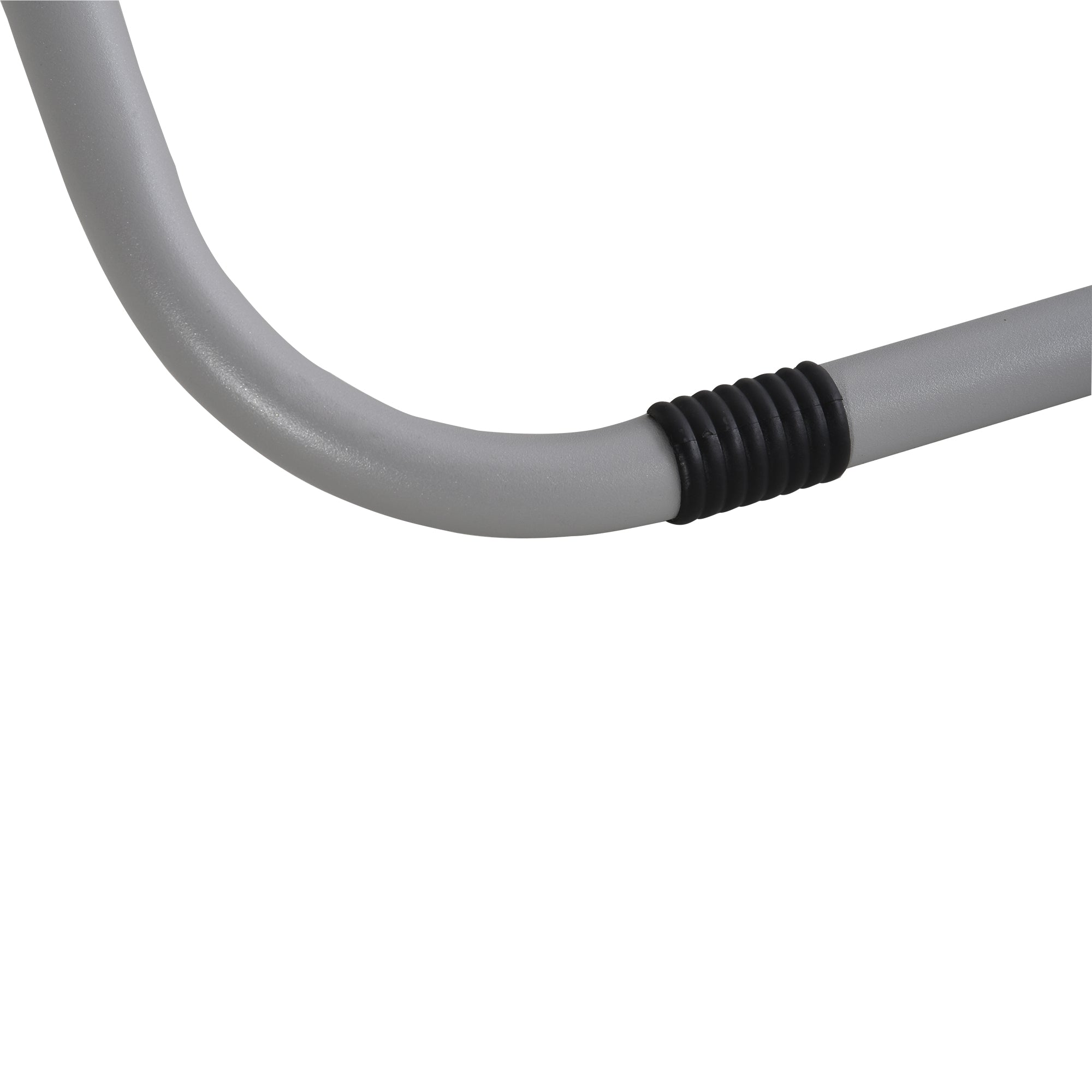 Kozy Set of 2 Outdoor Patio Chaise Recliner Portable Lounge Chairs w/ Rust-Resistant Steel Frame & Adjustable Backrest, Grey