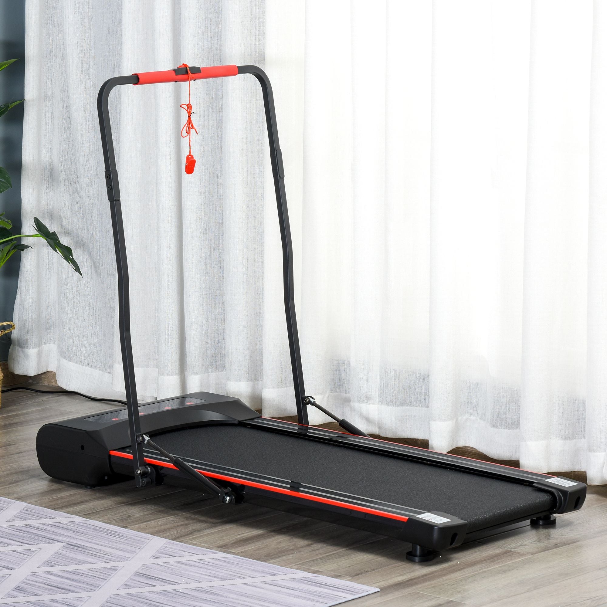 Kozy Foldable Walking Machine Treadmill 1-6km/h with LED Display & Remote Control Exercise Fitness for Home Office