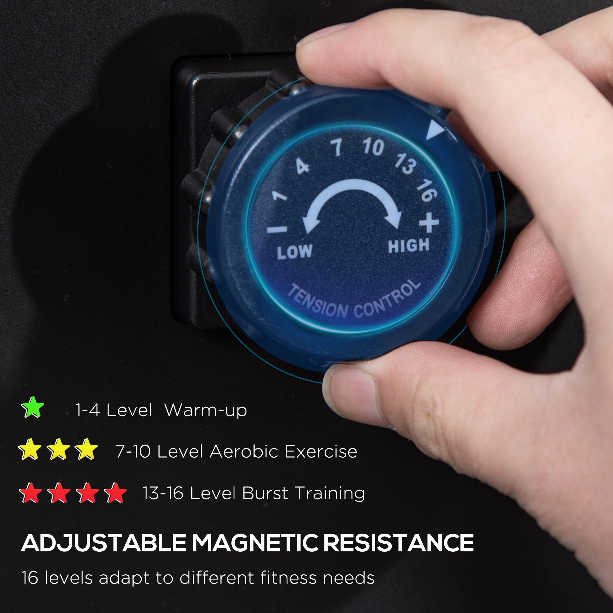 Kozy Folding Rowing Machine with 16-Level Adjustable Magnetic Resistance, Aluminium Side Rail, Digital Monitor, Cardio Workout Rower, 130kg Weight Capacity for Home, Gym, Office