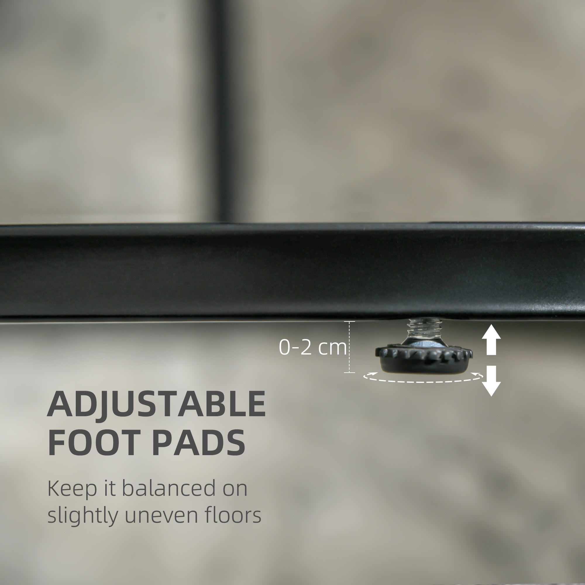 Kozy Marble-Effect Nest of Tables - Black/White