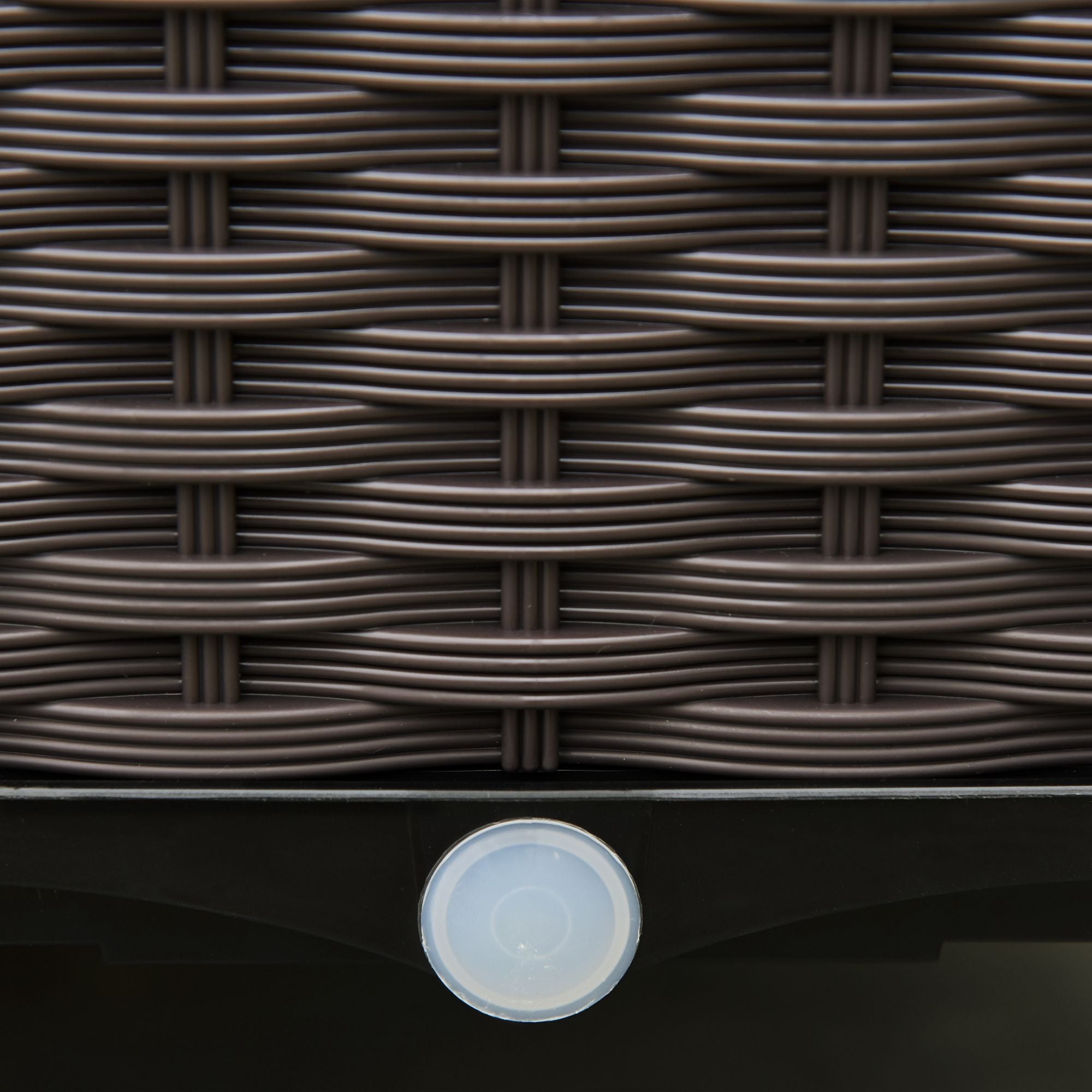 Kozy Set of 6 26L Garden Raised Bed Elevated Patio Flower Plant Planter Box PP Vegetables Planting Container, Brown