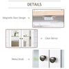 Bathroom Furniture Set, Mirror Cabinet Wall Mounted with Adjustable Shelf, Bathroom Sink Cabinet with Storage, and Grain