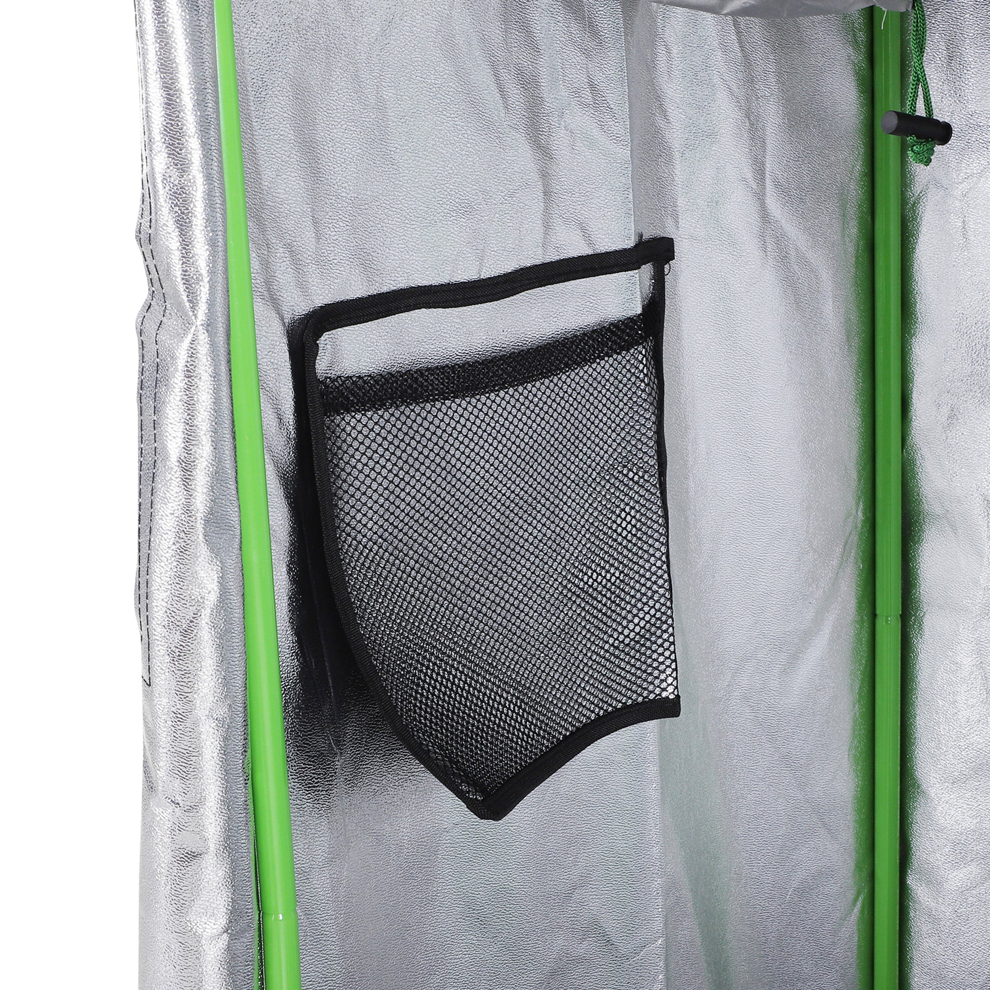 Outsunny Hydroponic Plant Grow Tent  W/ Window Tool Bag, 60L x 60W x 140Hcm