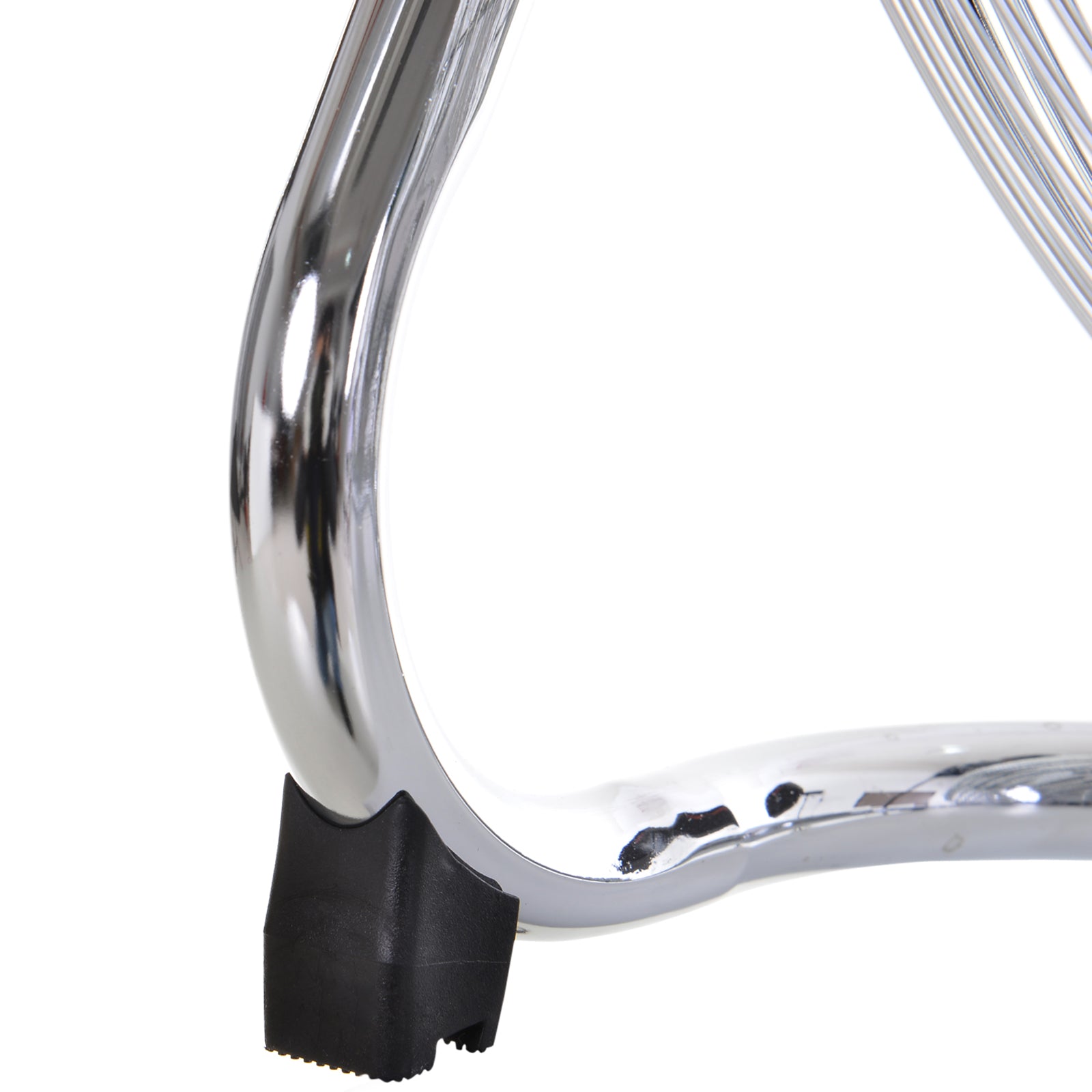 Kozy 20" Chrome Metal Floor Fan with Tilting, High Velocity, 3 Speed, Portable Gym Fan for Home Office, Silver