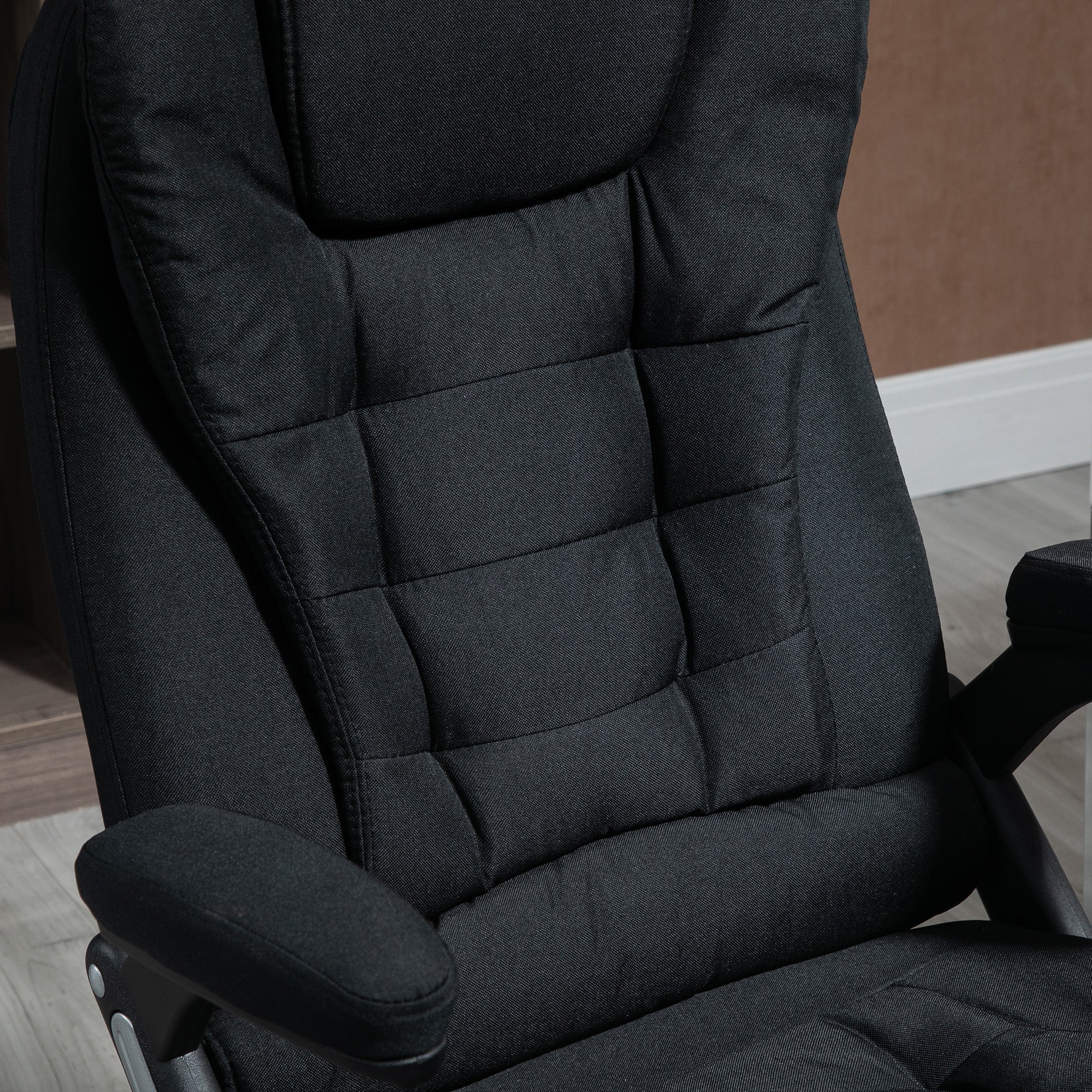 Kozy Ergonomic Office Chair Comfortable Desk Chair with Armrests Adjustable Height Reclining and Tilt Function Black