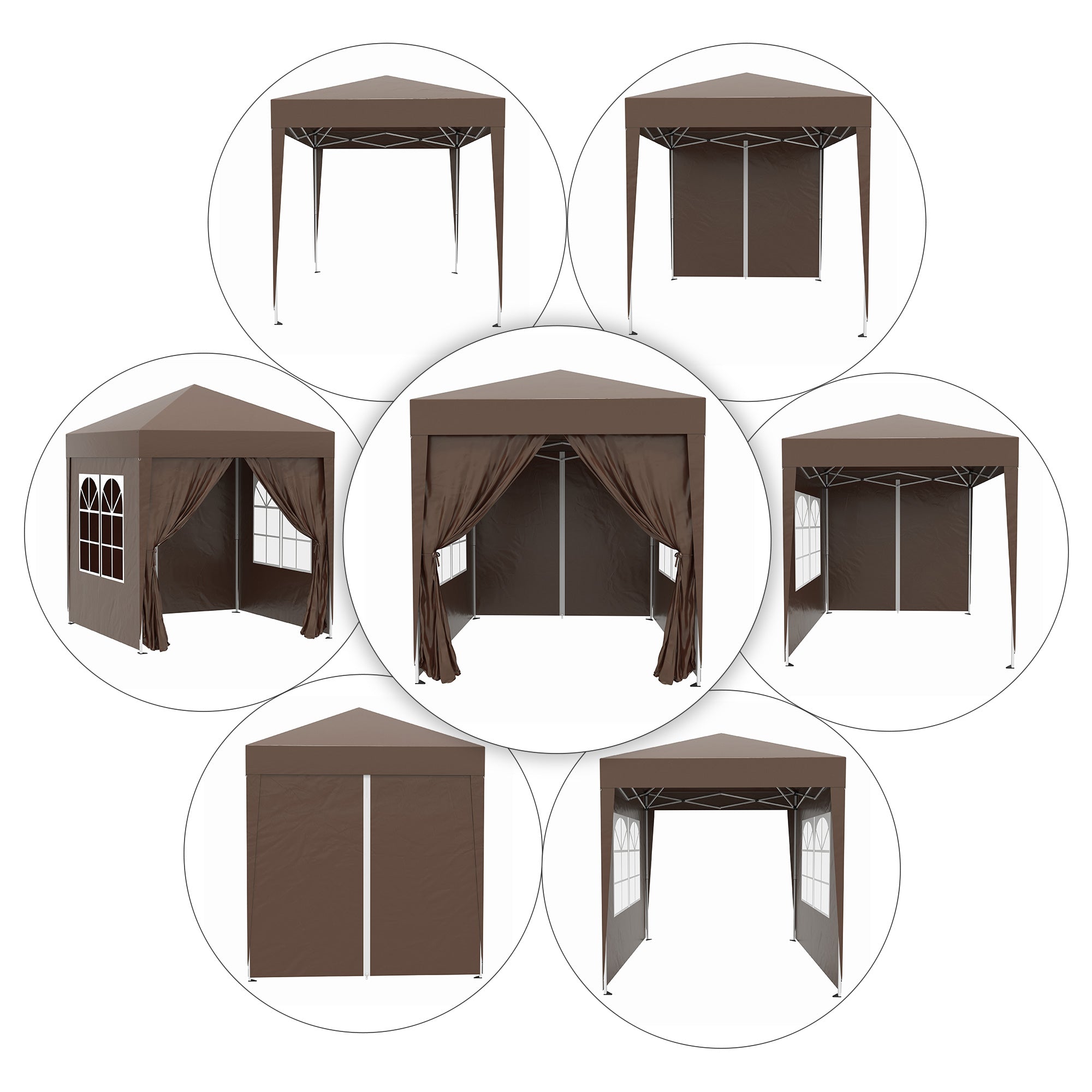 Outsunny Pop Up Gazebo Canopy, size (2 x 2m)