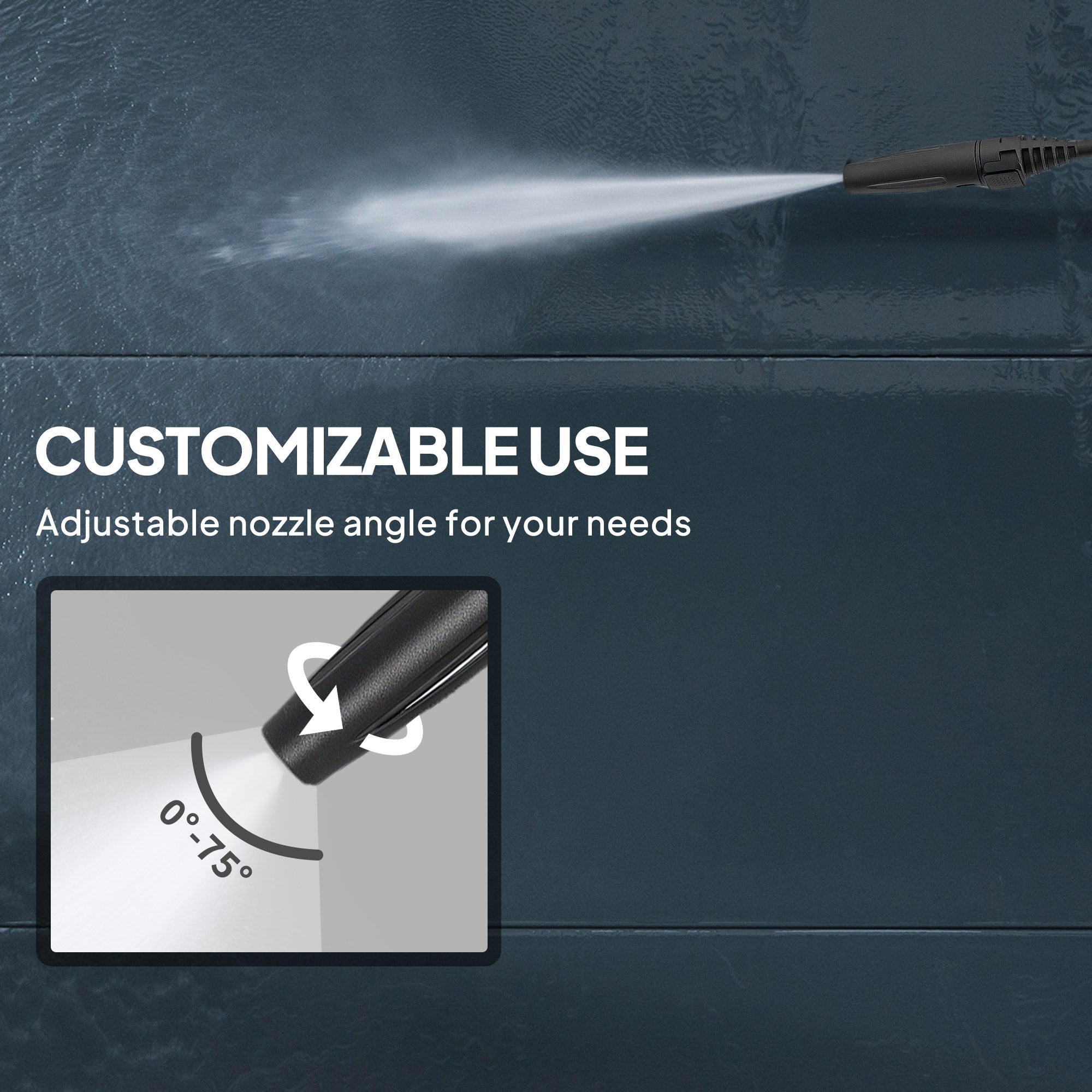 Kozy 150-Bar Pressure Washer, with Accessories - Red/Black