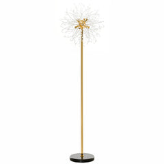 HOMCOM Modern Floor Lamp, Tall Standing Lamp with Dandelion-like Lampshade for Living Room | Aosom UK