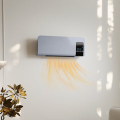 Kozy - 2000W Wall Mounted Heater, 18-45°C Temperature, Grey