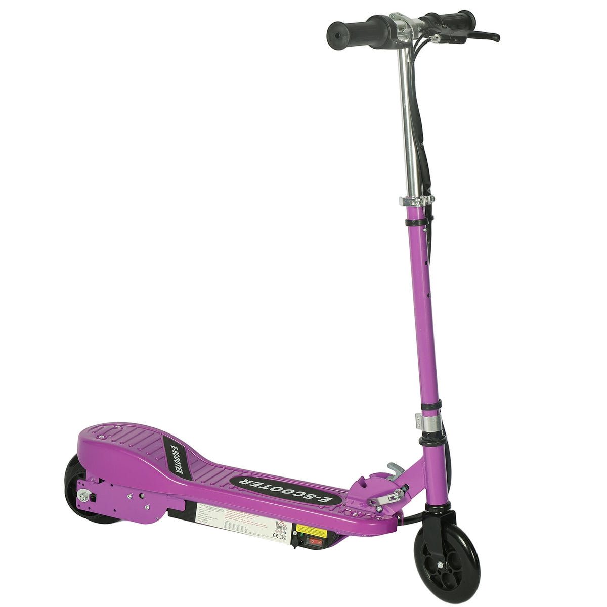Kozy Foldable Electric Kids Scooter, Ride-on for Ages 7-14 Years, Purple