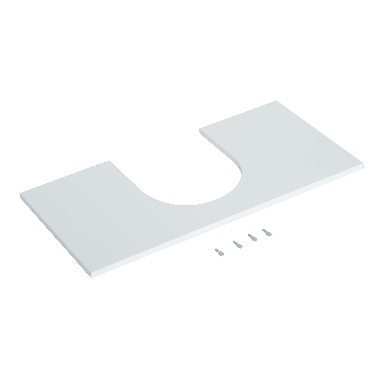 Kozy Bathroom Under Sink Storage Cabinet 2 Door Wooden Cupboard Vanity Units