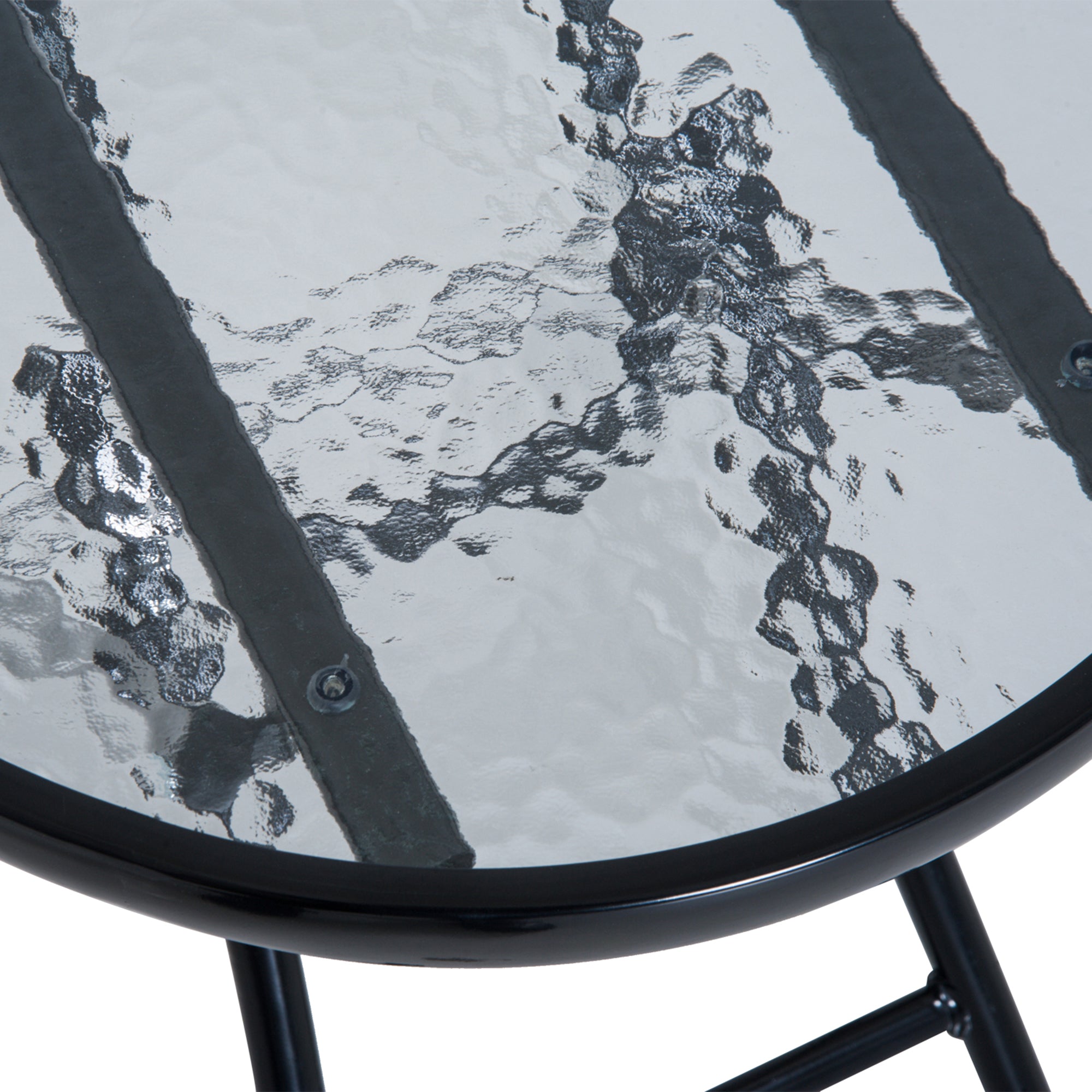 Kozy Three-Piece Rocking Chair Garden Bistro Set - Beige