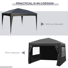 Outsunny 3x3m Pop up Gazebo Marquee