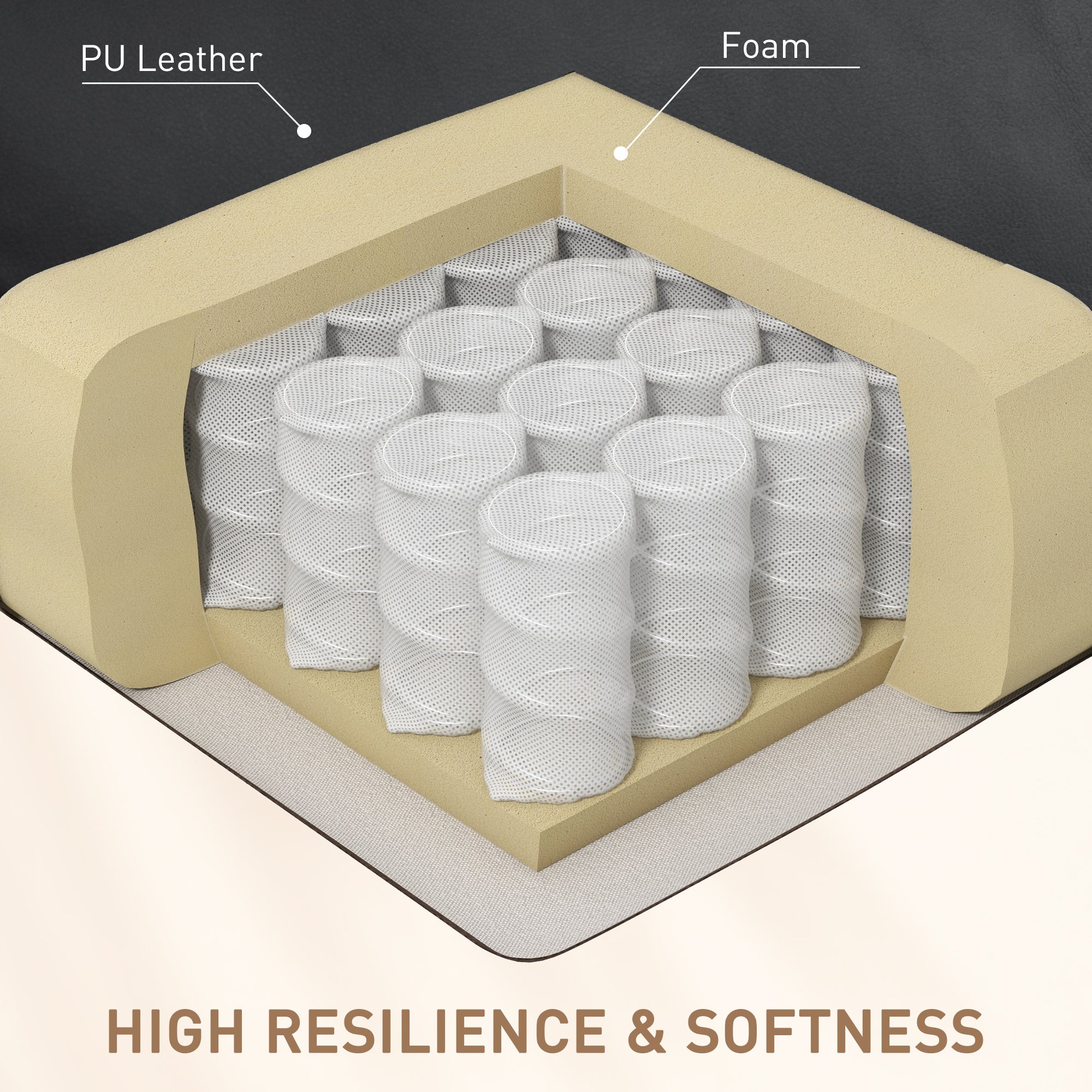 Kozy Massage Recliner Armchair with 150° Recline, Faux Leather, Side Pocket, Black