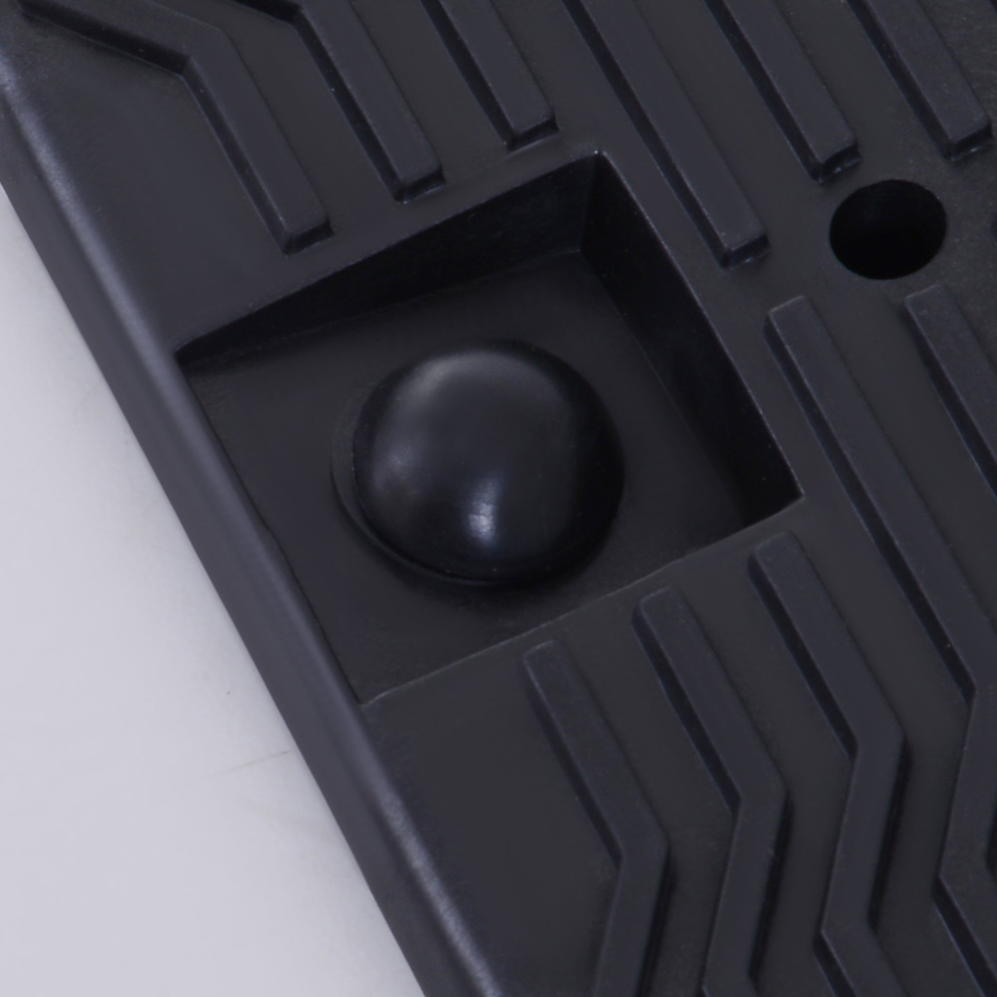 Kozy 2 Pieces Car Ramps Heavy Duty 2.5 Ton Motorhome Levelling Ramps, Plastic Garage Workshop Car Lift, Portable Automotive Vehicle Campervan Car Ramp, Black