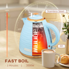 Kozy - 3kW Rapid Boil Honeycomb Kettle - Light Blue