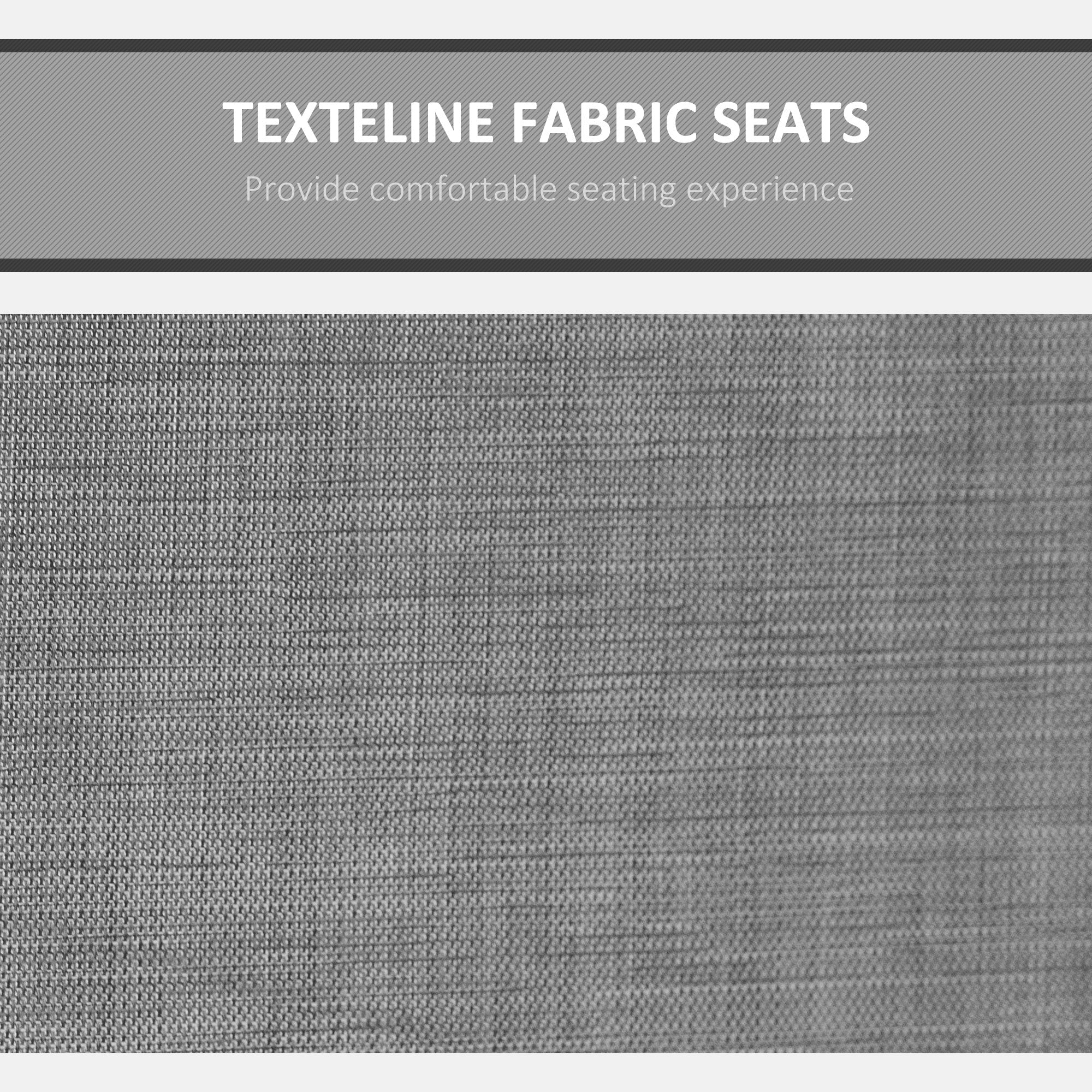 Kozy 3 Person Outdoor Patio Porch Swing Chair with High Back Design, Side Pouches and Adjustable Canopy, Charcoal Grey