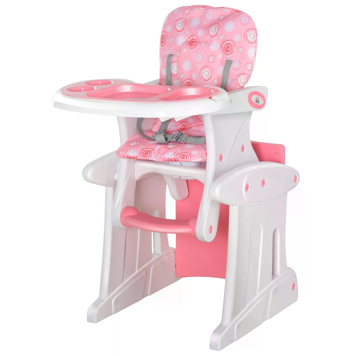 Kozy HDPE 3-in-1 Baby Booster High Chair Pink