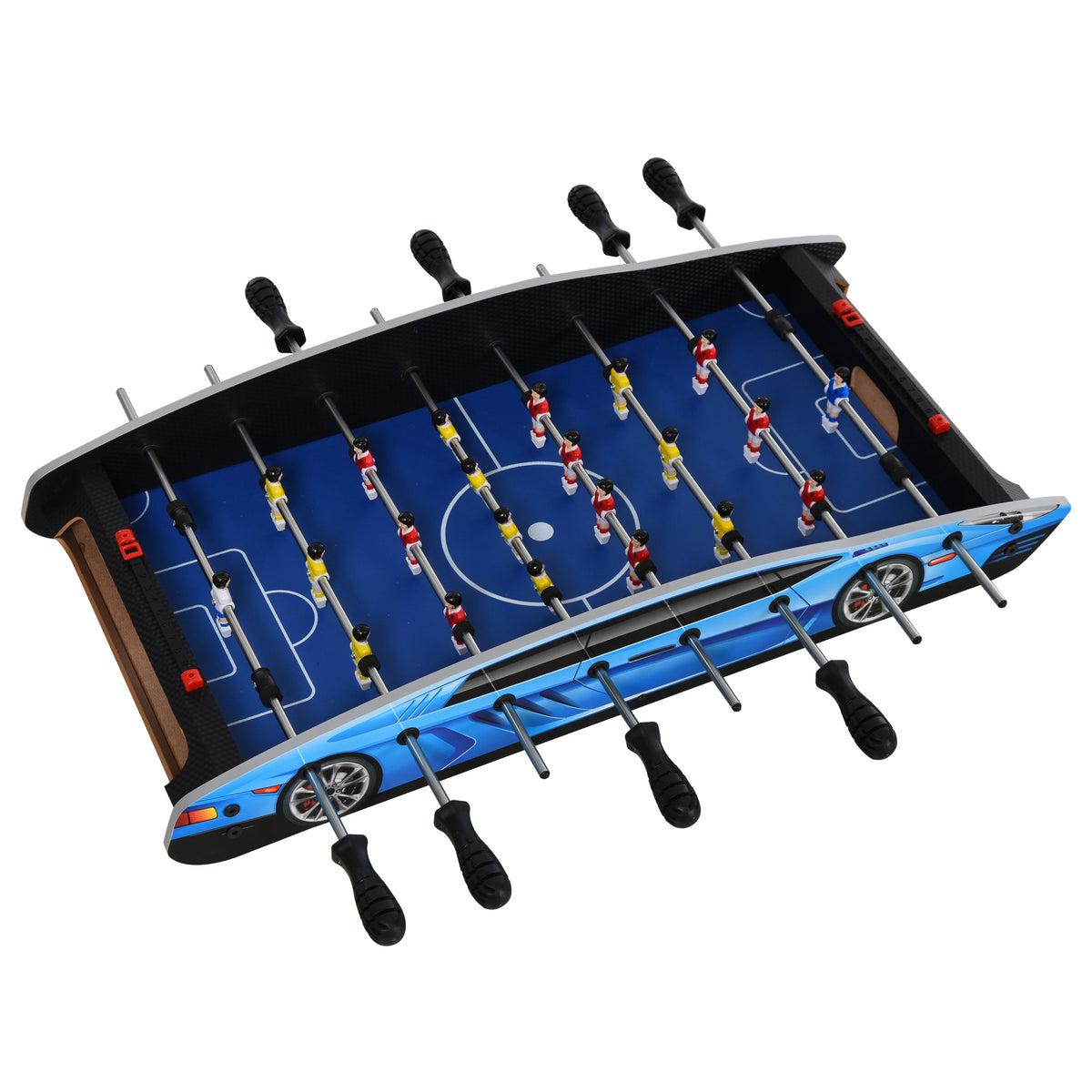 Kozy 29 Inch Mini Tabletop Football Foosball Gaming Table  Play Fun Game Toy 74.5L x 36.1W x 12H CM