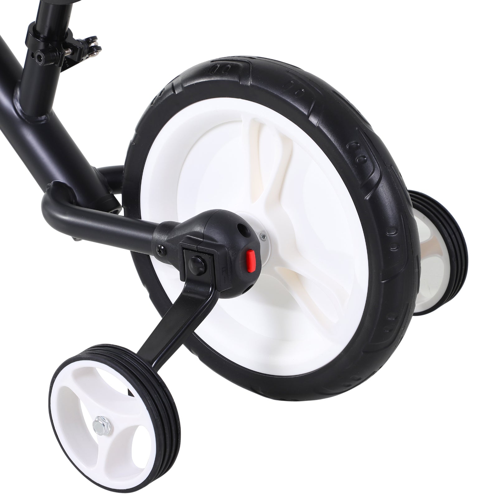 HOMCOM PP Toddlers Removable Stabiliser Balance Bike Black