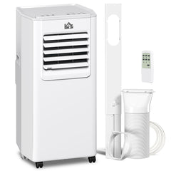 Kozy 5000 BTU Portable Air Conditioner, 4-in-1 Air Conditioning Unit, Dehumidifier, Cooling, Fan, Sleep Mode, with Remote Control, 2 Speeds, 24H Timer, Window Venting Kit, 12m²